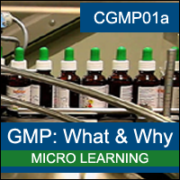Certification Training cGMP: What is GMP and Why is it Important (Micro Learning: 1 of 4)