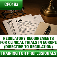 Certification Training Regulatory Requirements for Clinical Trials in Europe (Directive to Regulation)