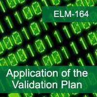 Certification Training CSV: Application of the Validation Plan