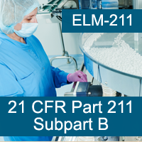 GMP: 21 CFR Part 211 Subpart B - Organization and Personnel Certification Training