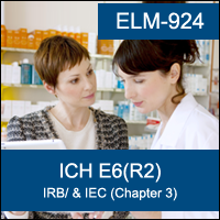 Certification Training ICH E6(R2) - Institutional Review Board / Independent Ethics Committee (IRB/IEC) (Chapter 3)