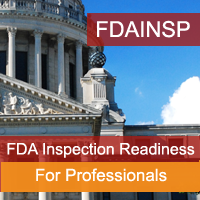 Certification Training FDA Inspection Readiness for Professionals
