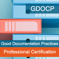 Certification Training Good Documentation Practices (GDocP) Professional Certification Program