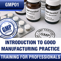 Certification Training cGMP: Introduction to Good Manufacturing Practice (GMP)