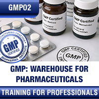 Certification Training cGMP: Warehouse for Pharmaceuticals