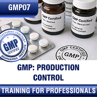 Certification Training cGMP: Production Controls