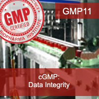 Certification Training cGMP: Data Integrity