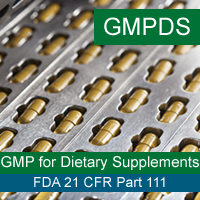 Certification Training cGMPs for Dietary Supplements (21 CFR Part 111)