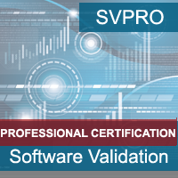 Certification Training Software Validation Assurance (SVA) Professional Certification 